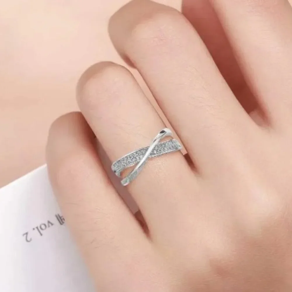 😍New with Tag (NWT) Trendy Dazzling 💎CZ Stone Ring for Women, F037 - Picture 2 of 8